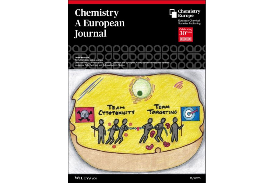 Cover Feature: Quinizarin Gold(I) N-Heterocyclic Carbene Complexes with Synergistic Activity Against Anthracycline-Resistant Leukaemia Cells: Synthesis and Biological Activity Studies (Chem. Eur. J. 11/2025)